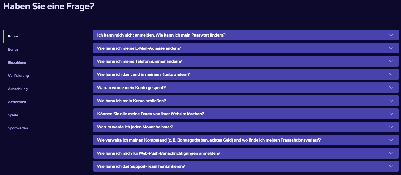 Browinner Casino Kundensupport