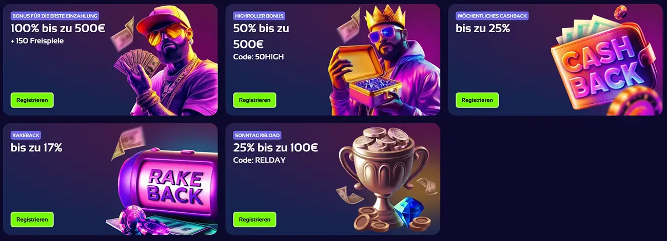 Browinner Casino Boni und Promotionen